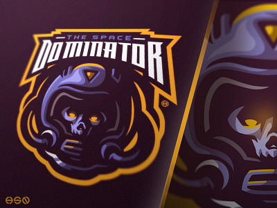 [ PREMADE ] The Space Dominator bold branding esports game gamers gaming logo illustration logo logodesign mascot sports sports logo sportslogo streamers team logo twitch vector