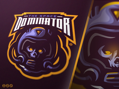 [ PREMADE ] The Space Dominator bold branding esports game gamers gaming logo illustration logo logodesign mascot sports sports logo sportslogo streamers team logo twitch vector
