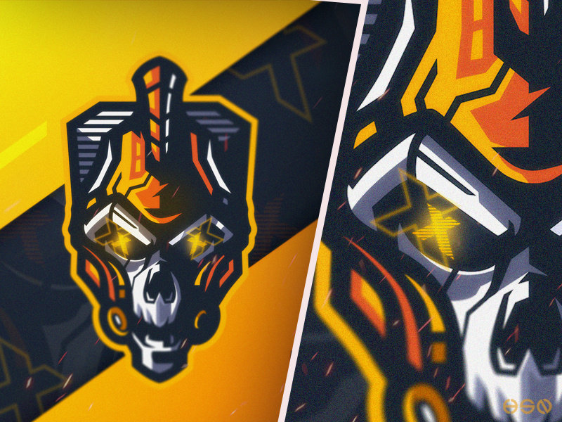 Cyber Spartan Skull web app sports icon ux gaming logo logodesign design cool gamers twitch bold branding gaming mascot sportslogo logo illustration vector esports