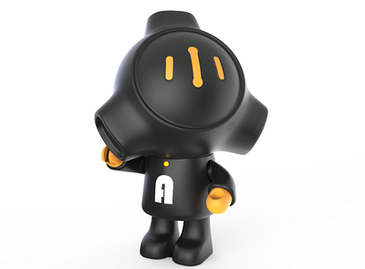 Atom 3d art character design