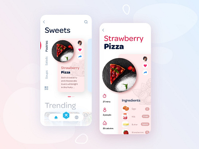 C27 Design System app design app ui cooking app cooking ui ios design recipe app ui ui design