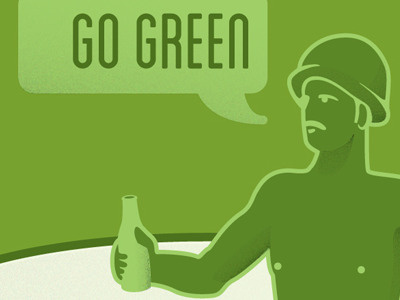 Green army men green illustration