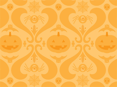 Halloween Pattern halloween illustration pattern skin