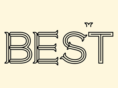 Best-ing Type design typography