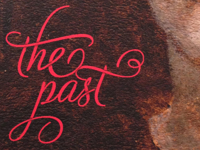 Final Past design lettering typography
