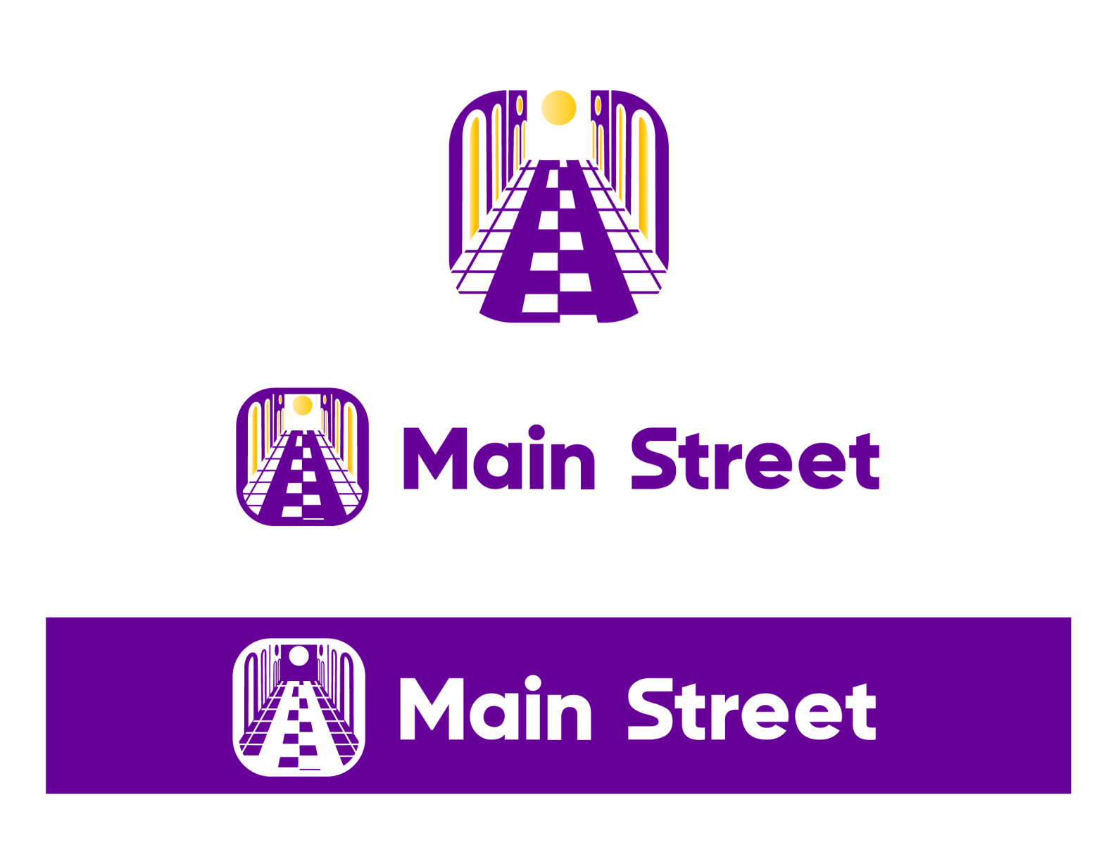 Main Street Logo by Surdu Andrei Mihaita on Dribbble