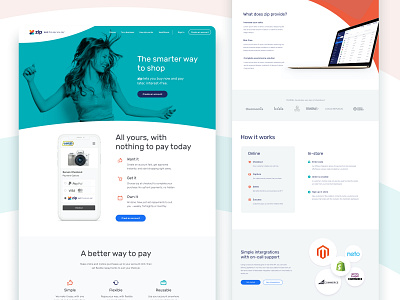 ecommerce consumer landing page