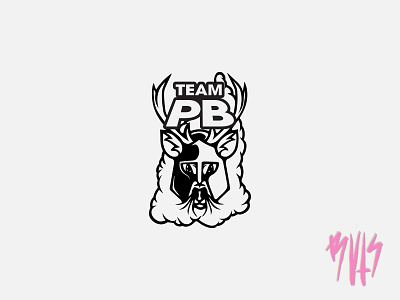 Team PB logomark graphic design logo