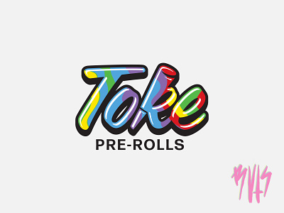 Toke Pre-Rolls logo branding graphic design logo