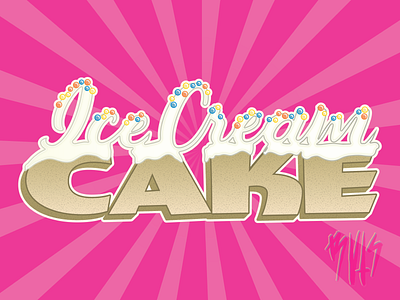 Ice Cream Cake - Toke Pre-Rolls strain design branding design graphic design logo typography