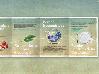 Ecocentrica brochure ecology graphic illustration