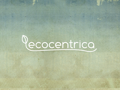 Ecocentrica ecocentrica ecology green logo