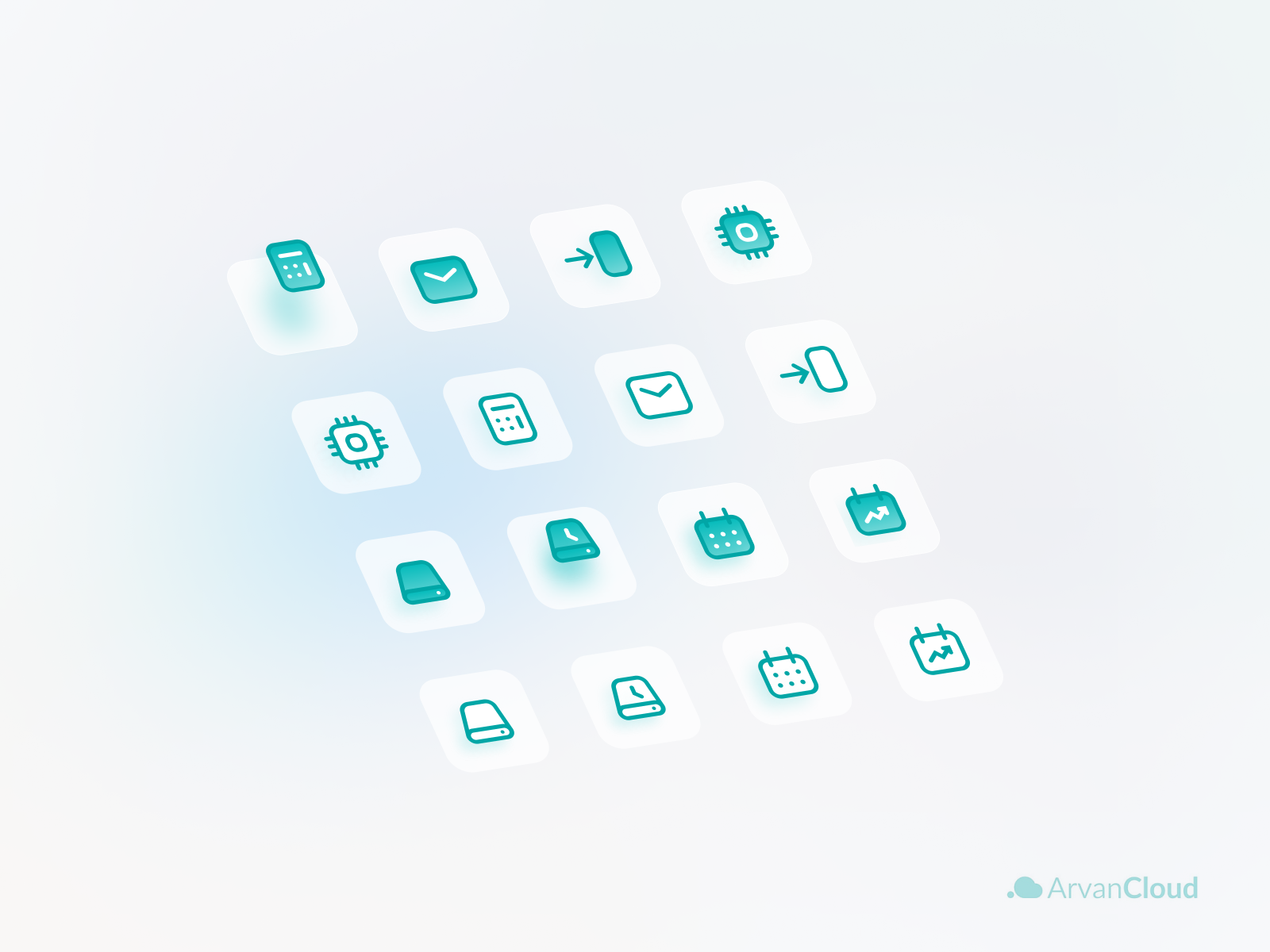 Arvan Cloud's icons fill and liner - Part 1 arvan icon icons iran tehran ui ux