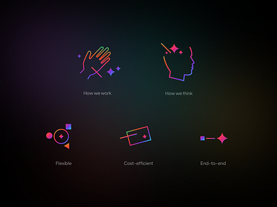 Paradigm Design Agency Icons colorfull icon icons iran magic tehran ui usp ux