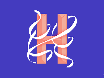 H design hand lettering identity illustration ipad pro procreate type typography