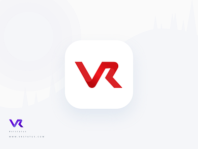 VR Status Logotype app branding design icon illustration logo typography ui ux vector web