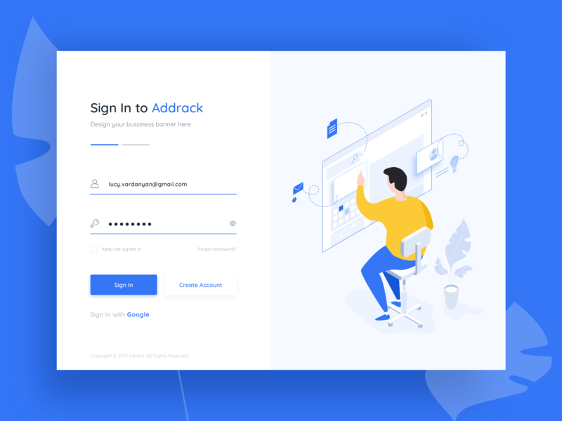 Sign In Sign Up By Lucy On Dribbble