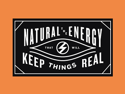 Keep It Real bolt drink electric energy eye natural real