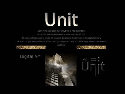 UNIT branding graphic design logo