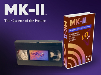 MK-II: The Cassette of the Future graphic design