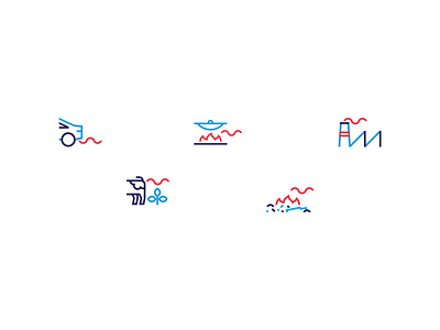UNEP Beat Air Pollution Iconography branding design graphic design illustration vector
