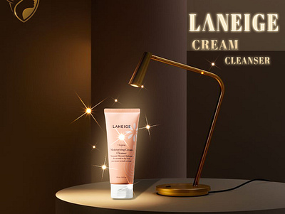cream product ads branding graphic design
