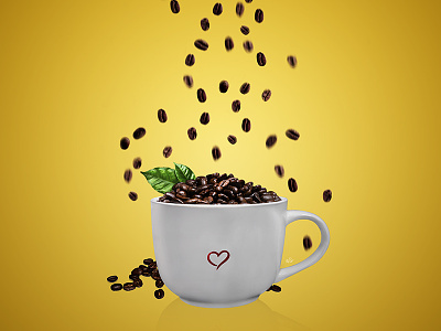 Coffee commercial composite design photography photoshop product