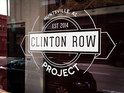 Clinton Row Project logo - vinyl