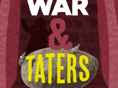 Of War and Taters by Ashley Chappell book book cover circus comedy cover fantasy illustration mystery surreal