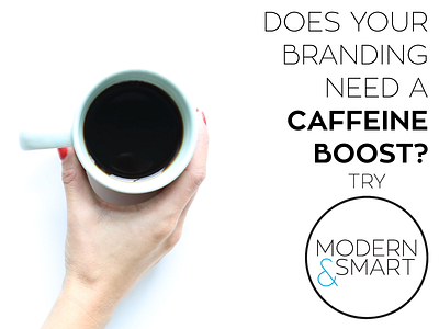 Modern & Smart Branding Advertisement advertising brand branding caffeine cup logo modern