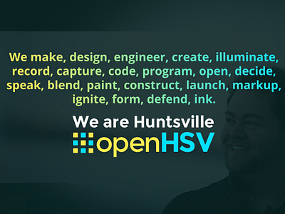 Timeline Cover / Marketing for openHSV collaborators community freelancers hsv huntsville local marketing moonlighters openhsv social media marketing southeast tech