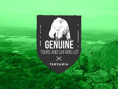 Genuine Tours and Safaris africa bear company logo safari tanzania tours