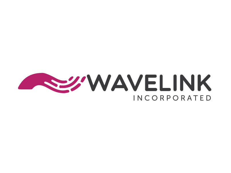 Wavelink logo Process contract government branding wavelength wave logo