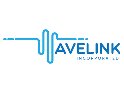 Wavelink Logo Process branding contract government logo wave wavelength