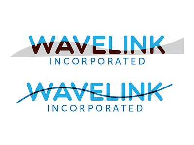 Wavelink logo Process branding contract government logo wave wave length wavelength
