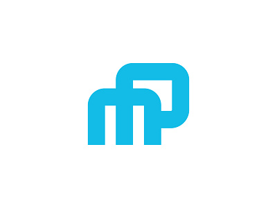 mp brand mark branding creative logo design identity logo vector