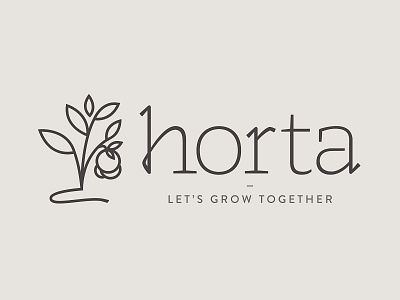Horta's logotype brandon grotesque brown logotype studio typography