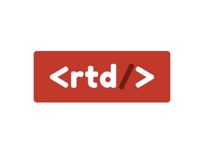 RTD logo design idea logo