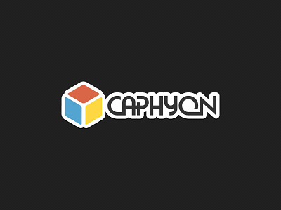 Caphyon sticker caphyon illustrator logo offset path sticker