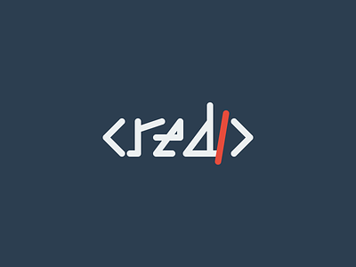 Logo for catalin.red angle brackets illustrator logo paths