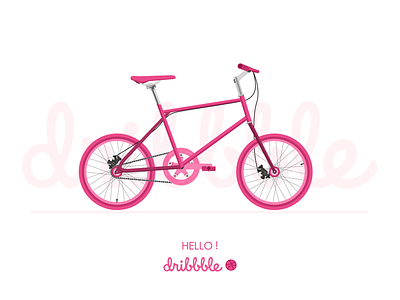 Hello dribbble bike hello dribbble
