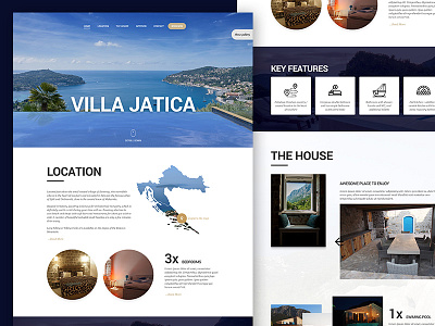 Luxury Villa Landing Page - WIP