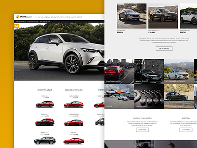 Nelson Mazda Landing page