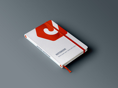 Jaspero Rebrand - Notebook branding design logo notebook white