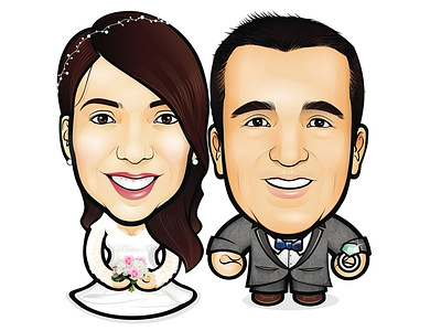 Wedding toons (Matritoons) animation art caricature cartoon cartoons charactedesign character colombia design icon illustration illustrations just married logo matritoons medellin person tasconpublicidad vector weddings