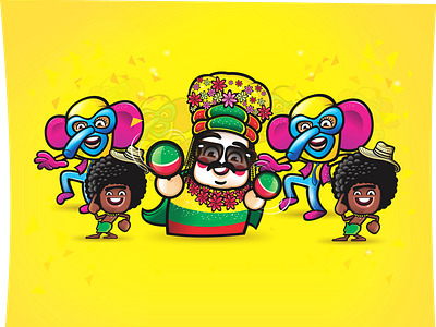 Carnaval de Barranquilla animation art barranquilla carnaval cartoon cartoons charactedesign character colombia design festival icon illustration illustrations marimonda parade tasconpublicidad vallenato vector