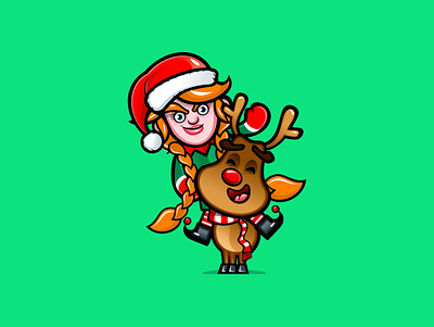 Christmas characters christmas deer elfo navidad reno