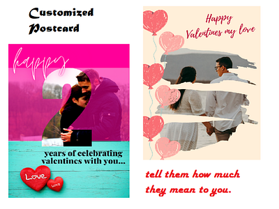 Customized Postcard for your love ones.