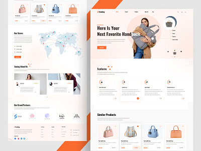 Hand Bag Landing Page