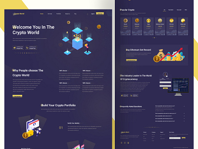 Crypto Landing Page